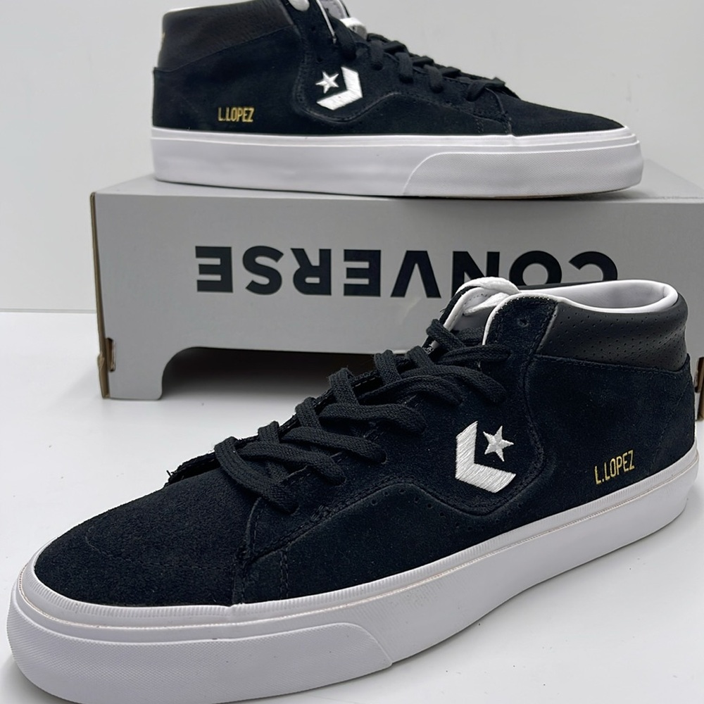Converse Black High-Top Men's Shoes 171331C
LOUIE LOPEZ PRO MID BLACK/BLACK/WHIT - Picture 15 of 16